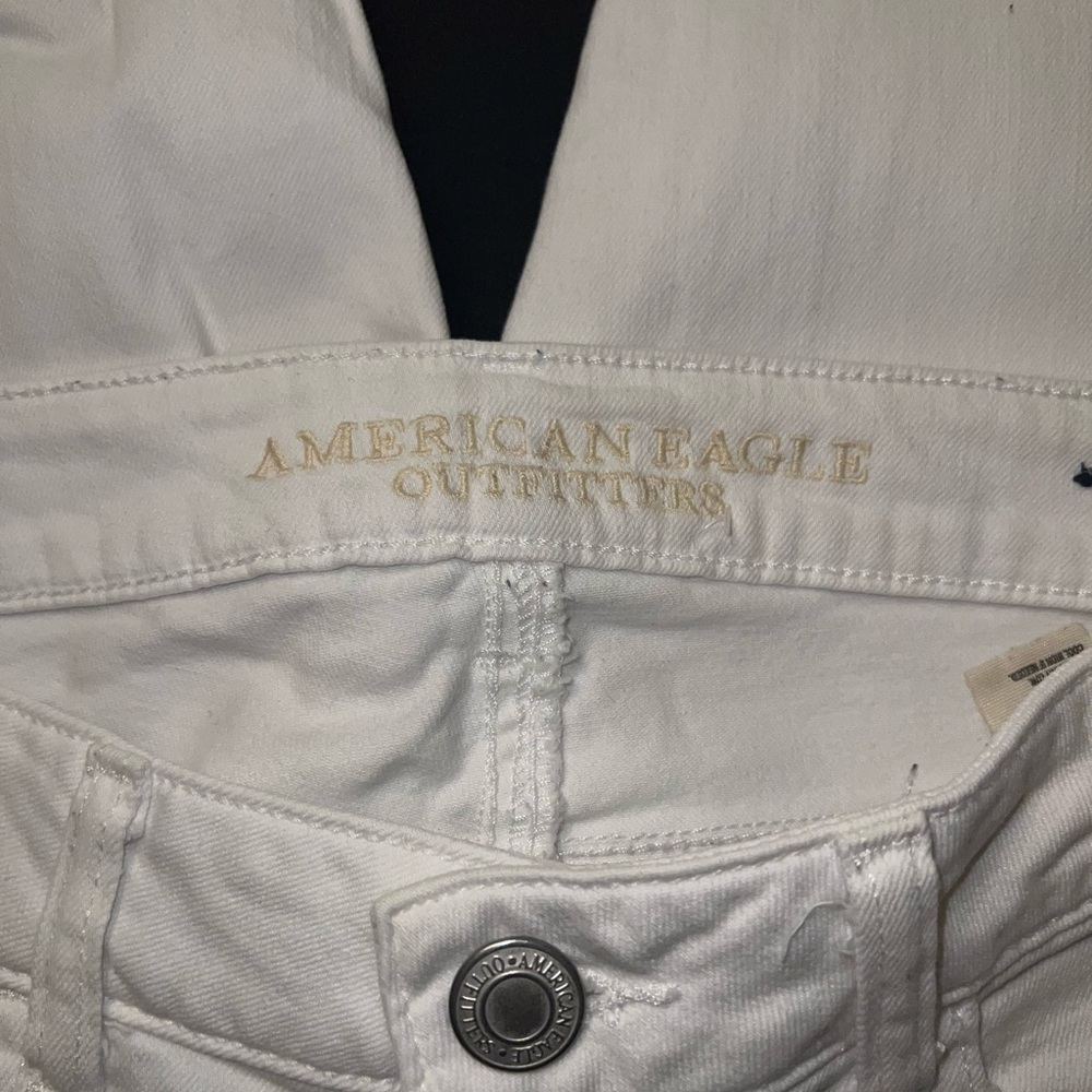 American Eagle Outfitters White Skinny Jean US 6 - Picture 3 of 6
